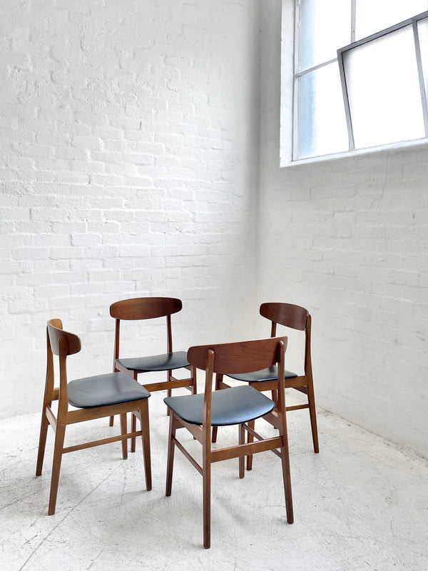 Set of Four Sax Dining Chairs