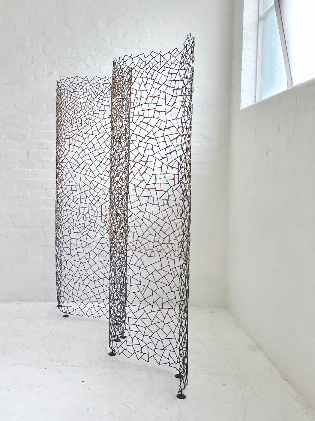 Pair of Kenneth Cobonpue ‘Kris Kros’ Floor Screens