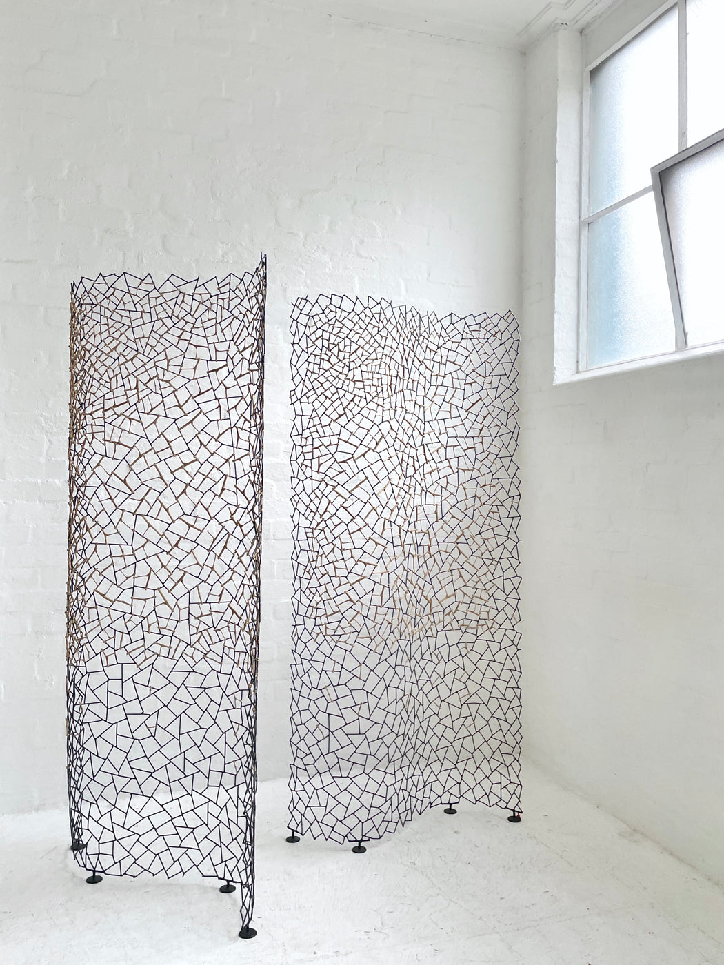 Pair of Kenneth Cobonpue ‘Kris Kros’ Floor Screens