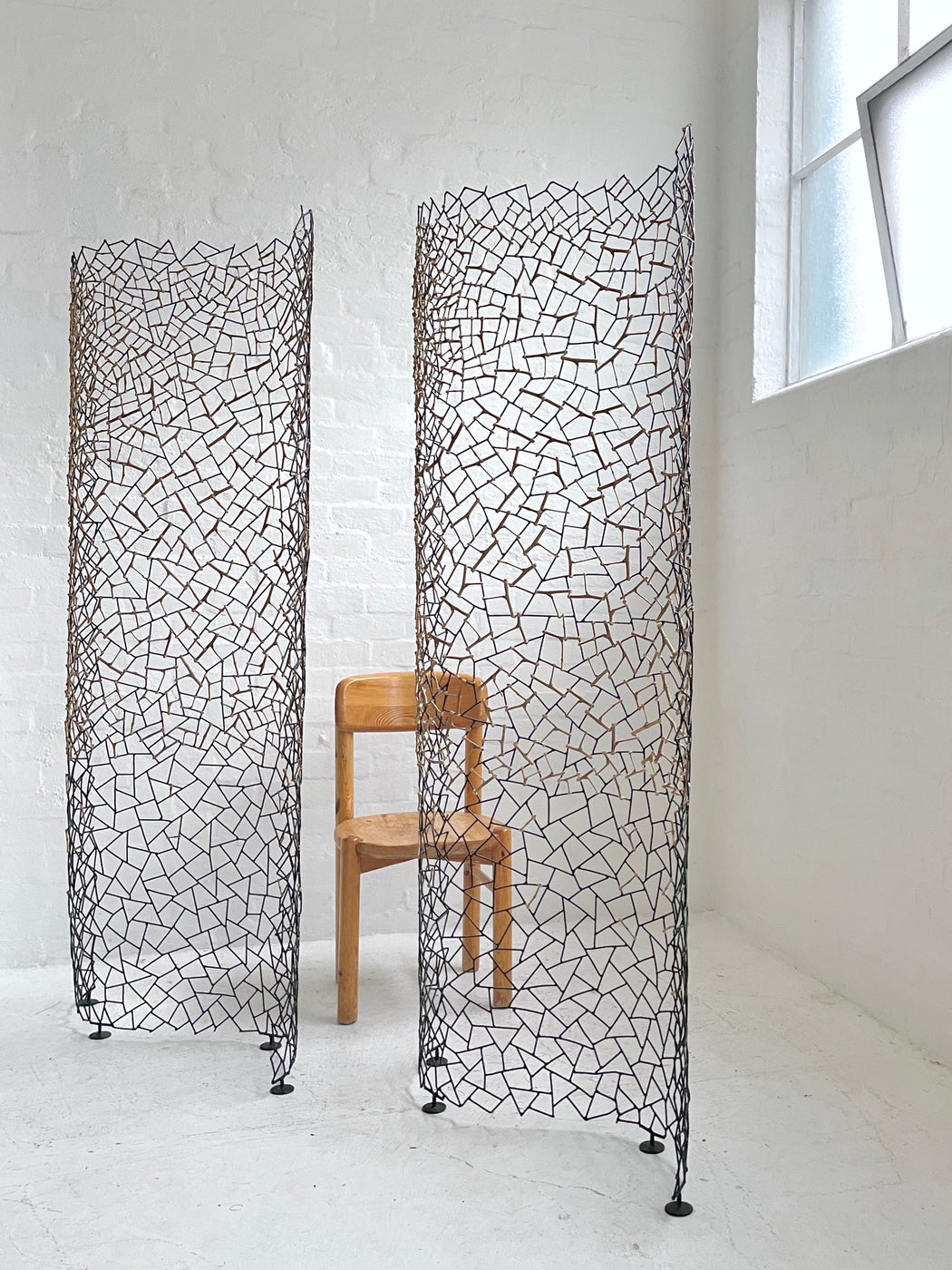 Pair of Kenneth Cobonpue ‘Kris Kros’ Floor Screens