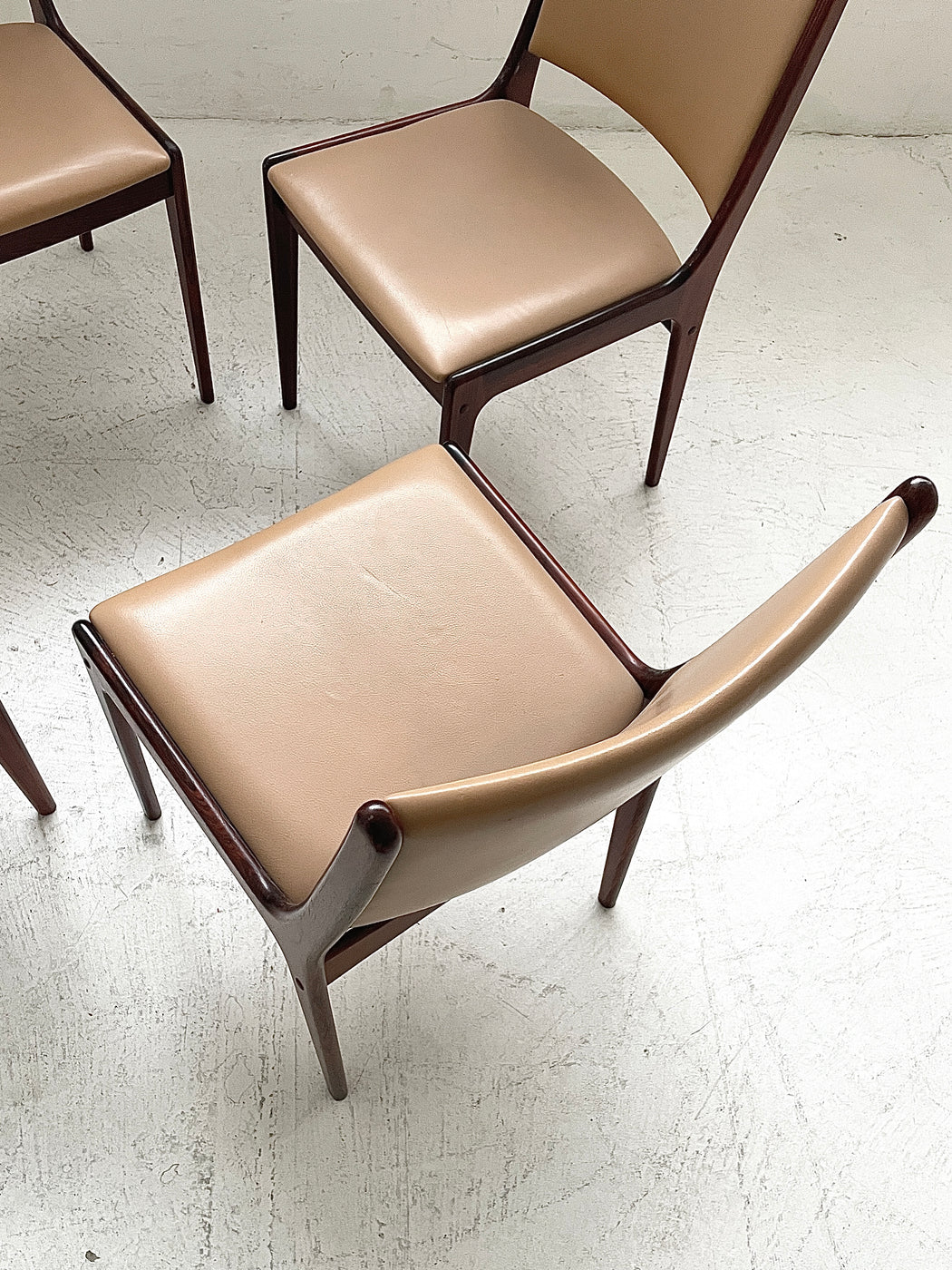 Johannes Andersen Rosewood Dining Chairs