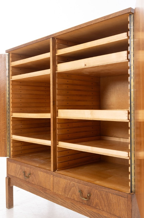 Classic Danish Oak Sideboard Cabinet