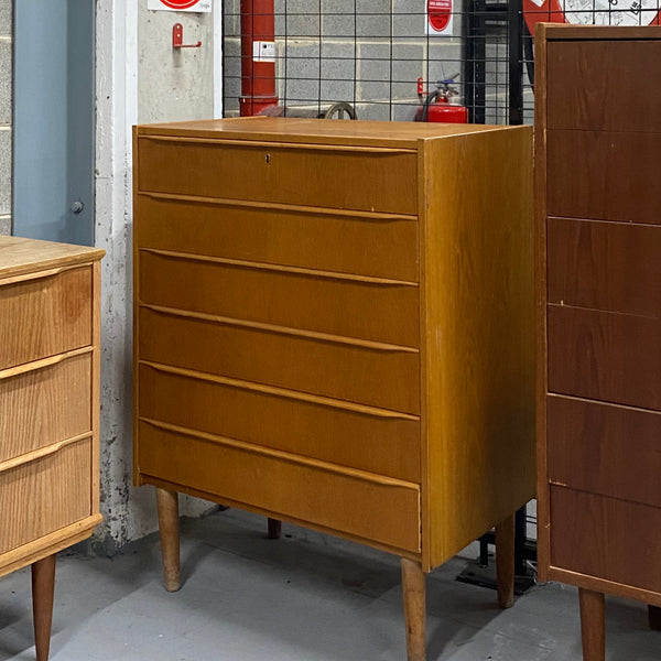 Danish Oak Chest of Drawers