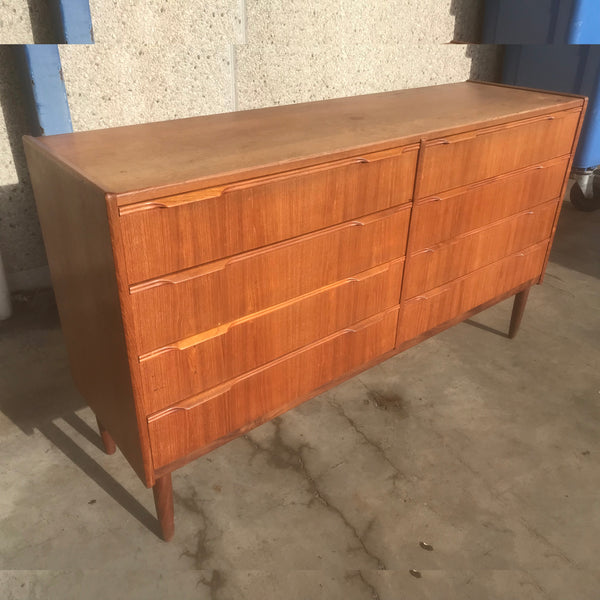 Danish Teak Sideboard Chest of Drawers