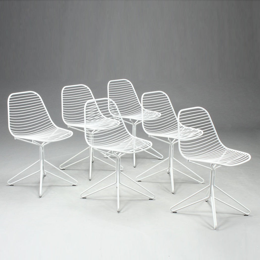 Set of Six Henrik Pedersen 'String' Chairs