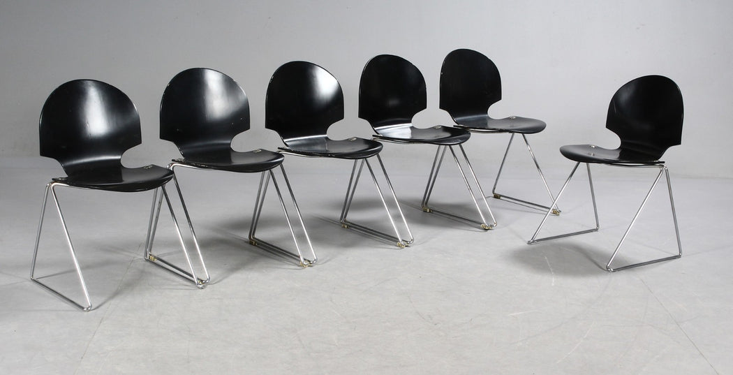 Set of 6 Lawrence David Minsker Chairs