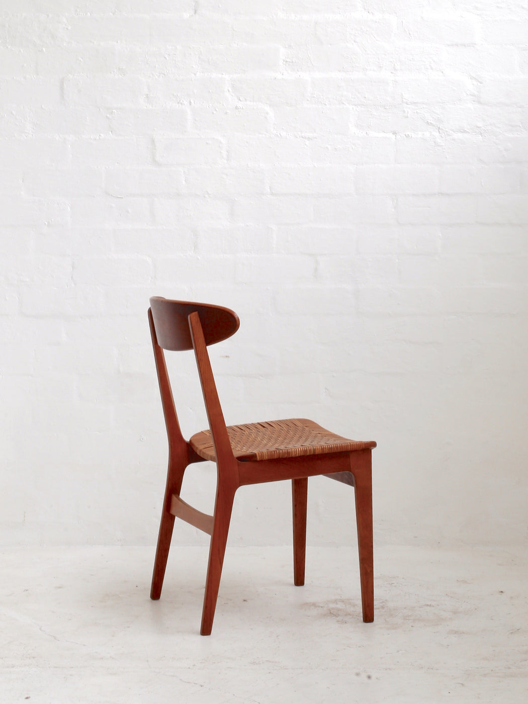 Danish Oak & Cane Chair