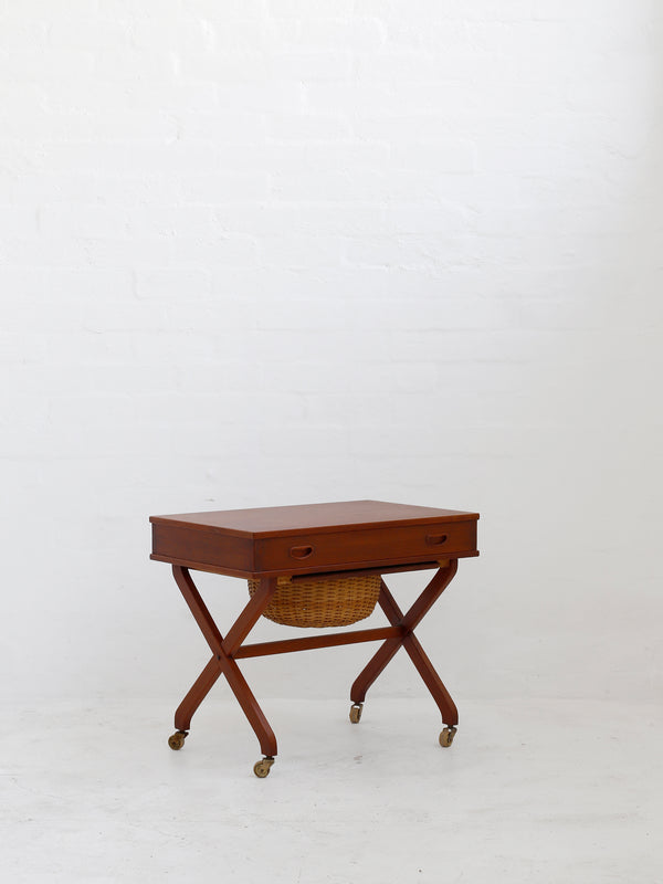 Danish Teak Sewing Tidy