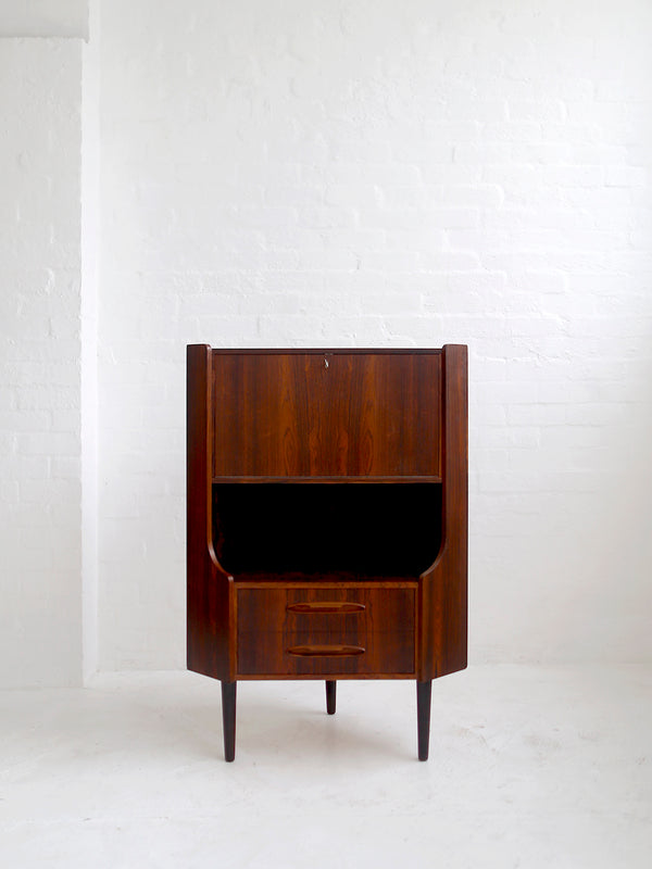 Rosewood Danish Corner Cabinet