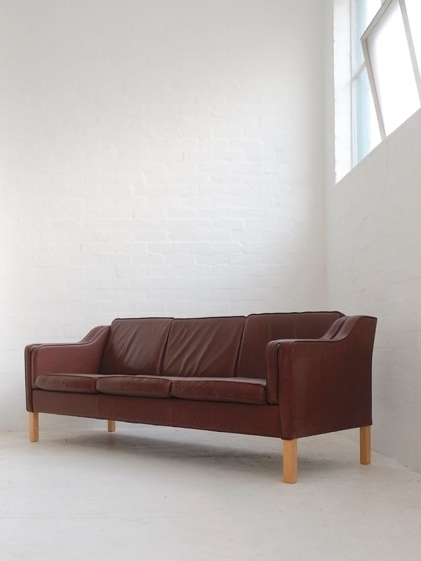 Mogens Hansen Leather Sofa