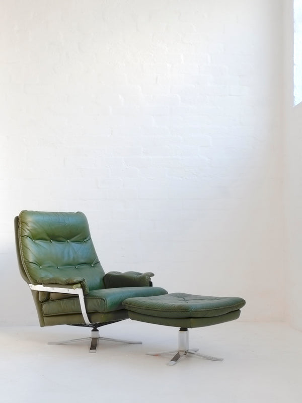 Arne Norell Chair & Footstool
