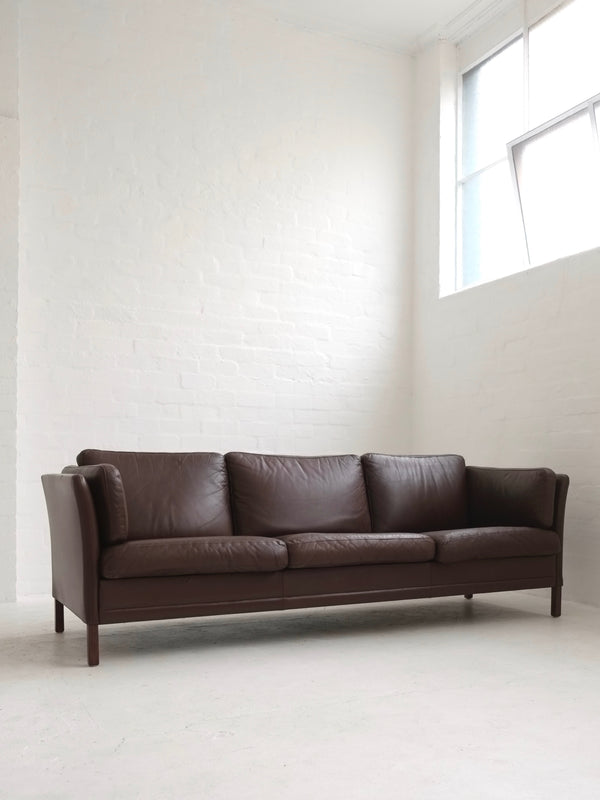 Mogens Hansen Leather Sofa