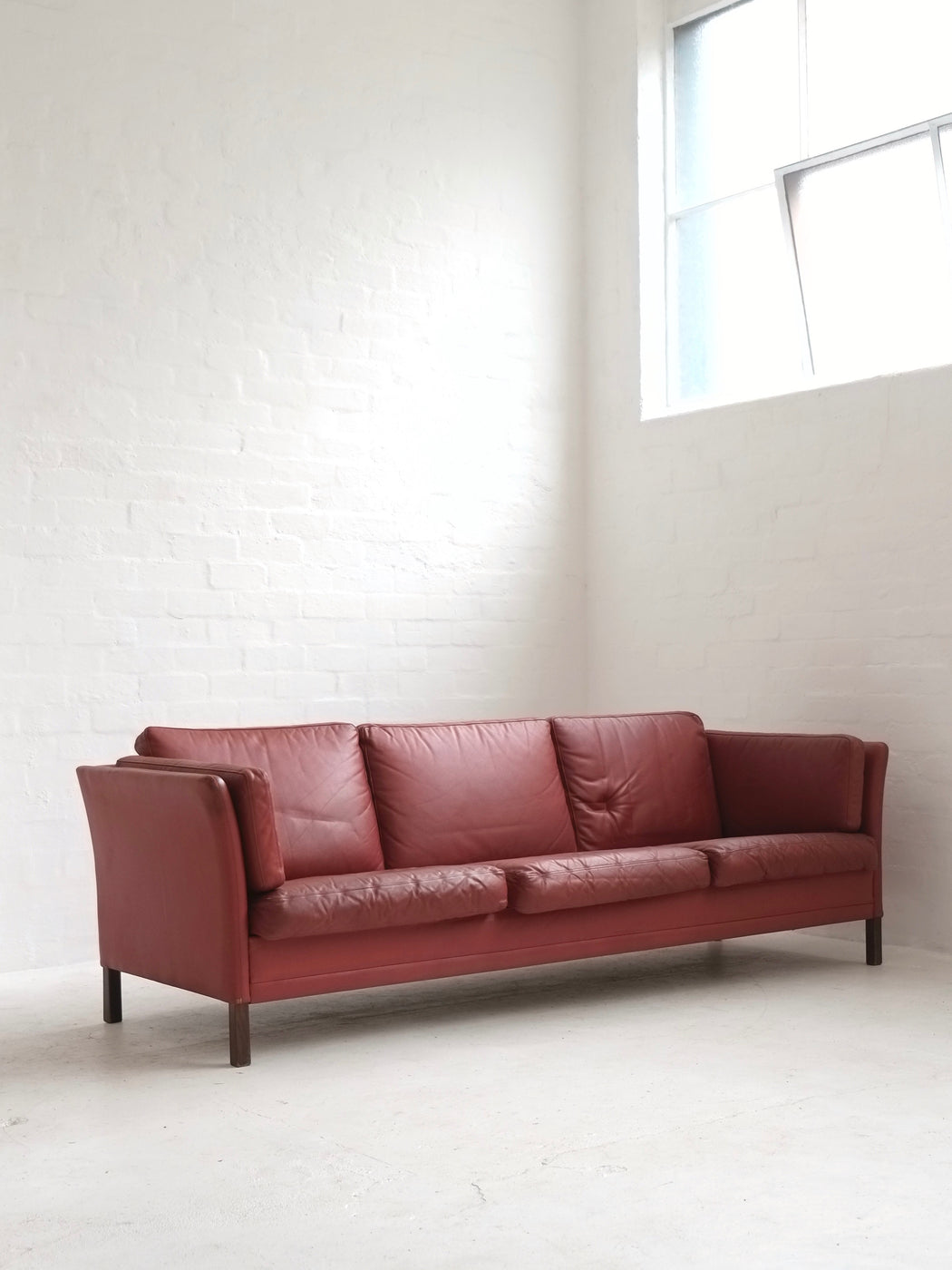 Mogens Hansen Leather Sofa