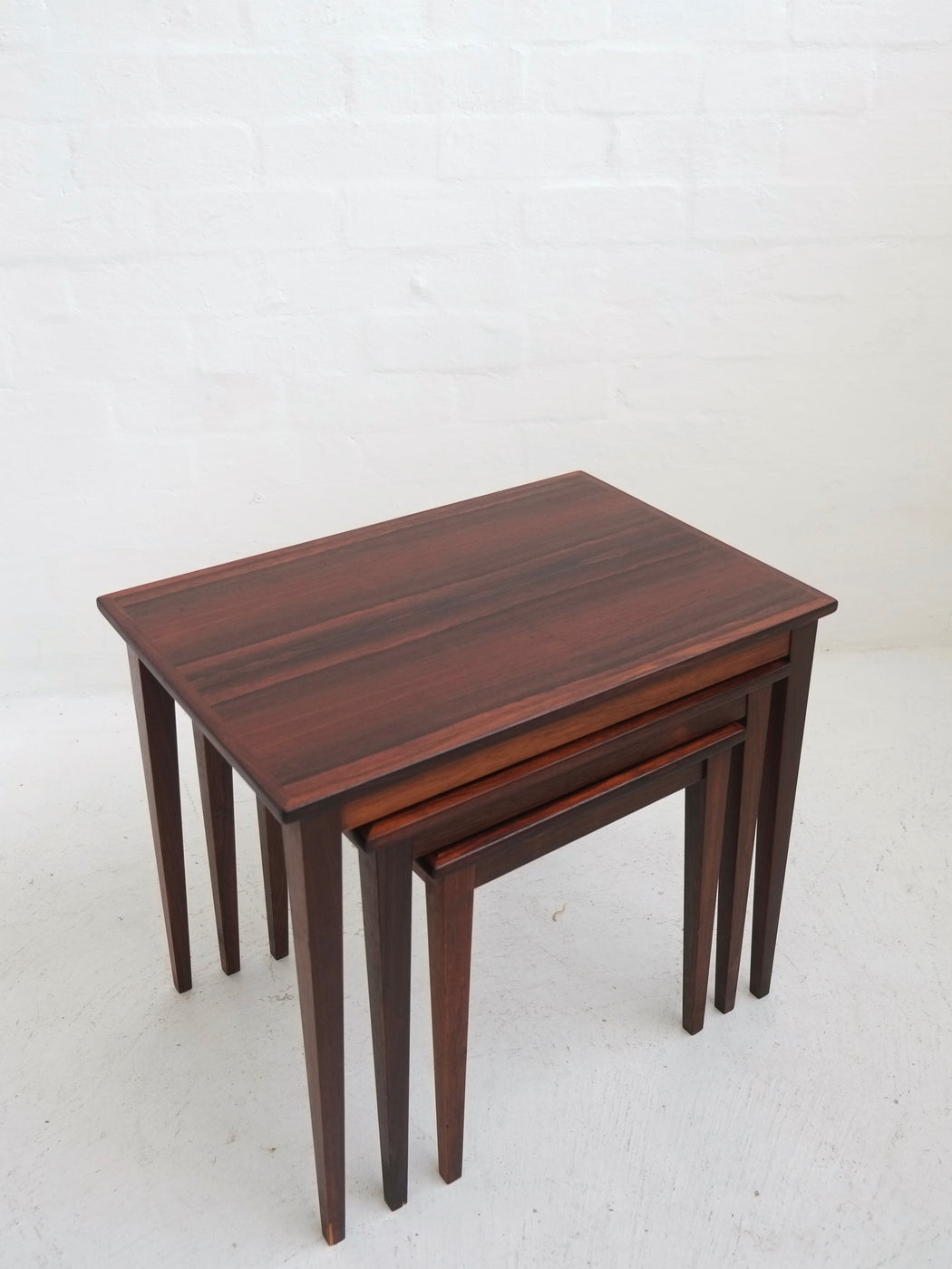 Danish Nest of Rosewood Tables