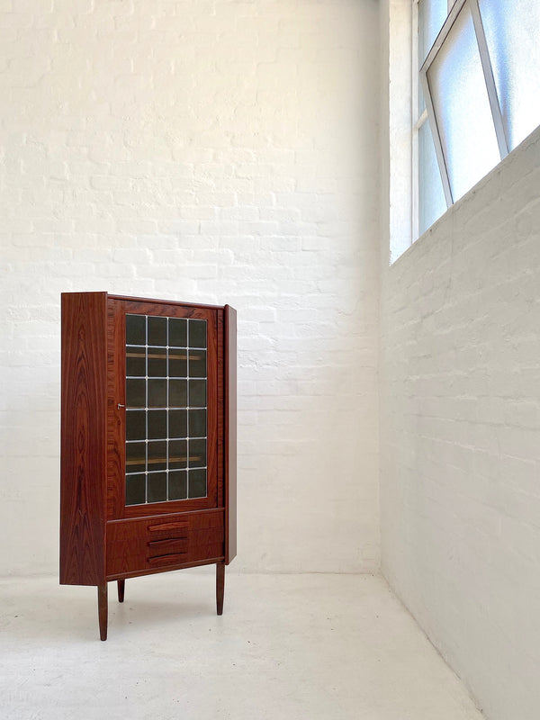 Danish Rosewood Corner Cabinet