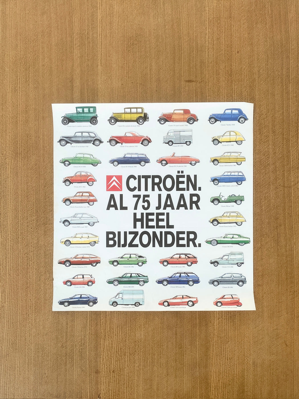 Dutch 75 Year Citroën Poster