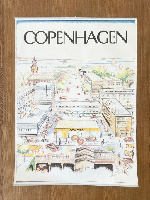 After Saul Steinberg 'Copenhagen' Poster