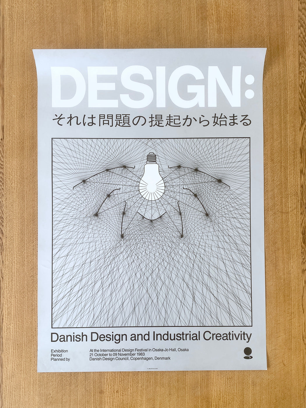1983 Design And Industrial Creativity Exhibition Osaka Poster