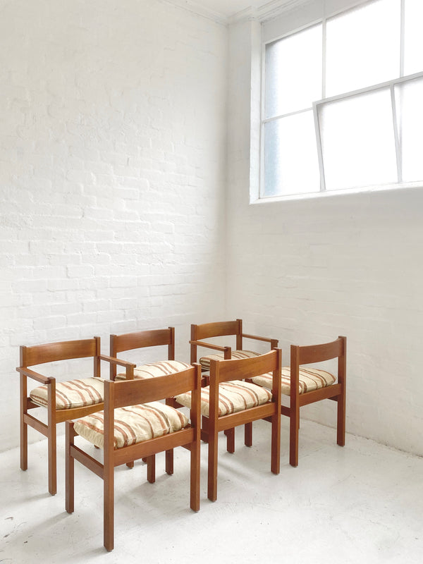 Set of Six Aksel Kjersgaard Dining Chairs