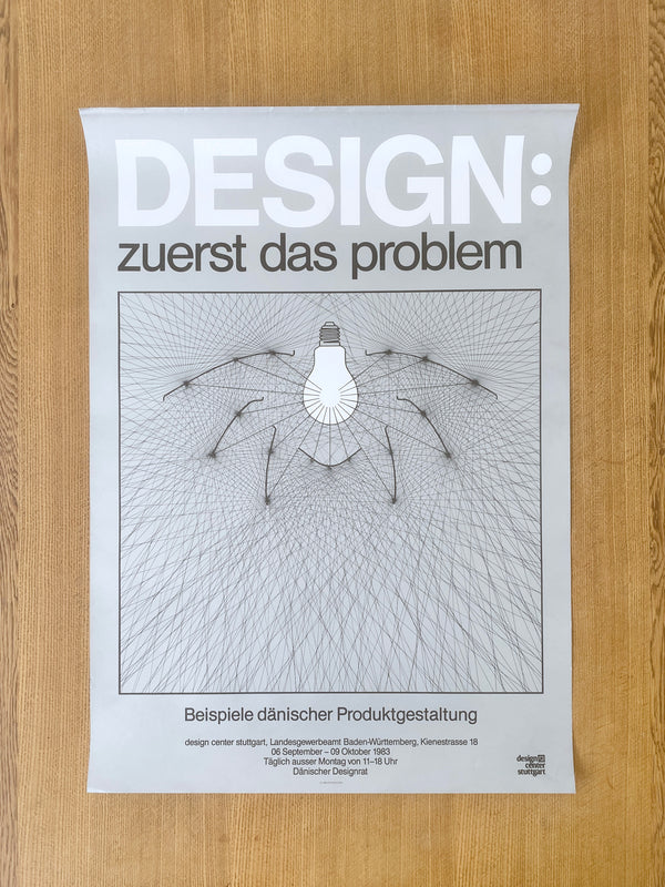 1983 Design And Industrial Creativity Exhibition Stuttgart Poster