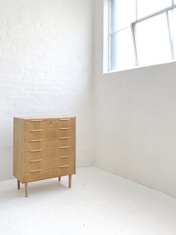 Danish Oak Chest of Drawers