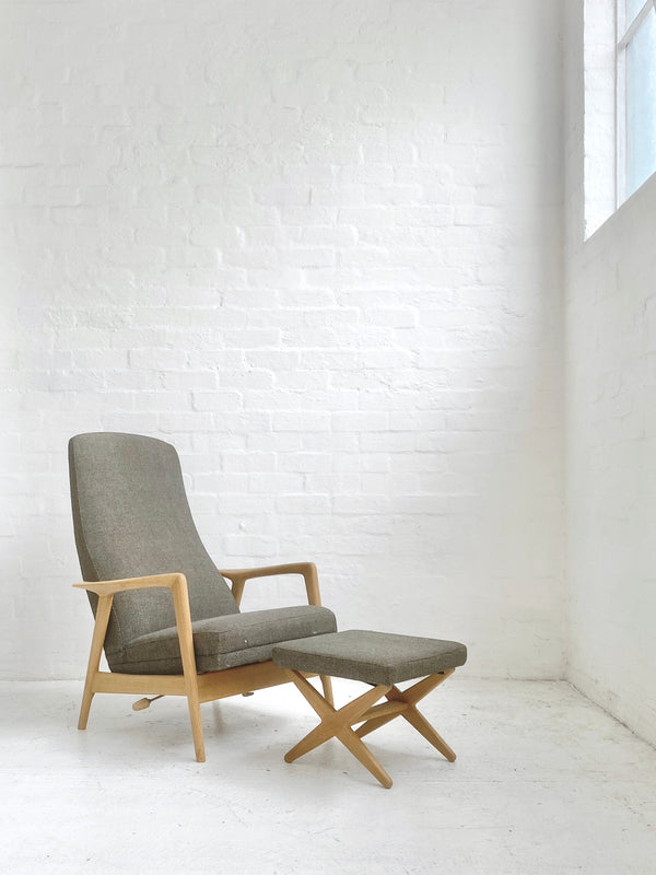Folke Ohlsson Recliner & Footstool