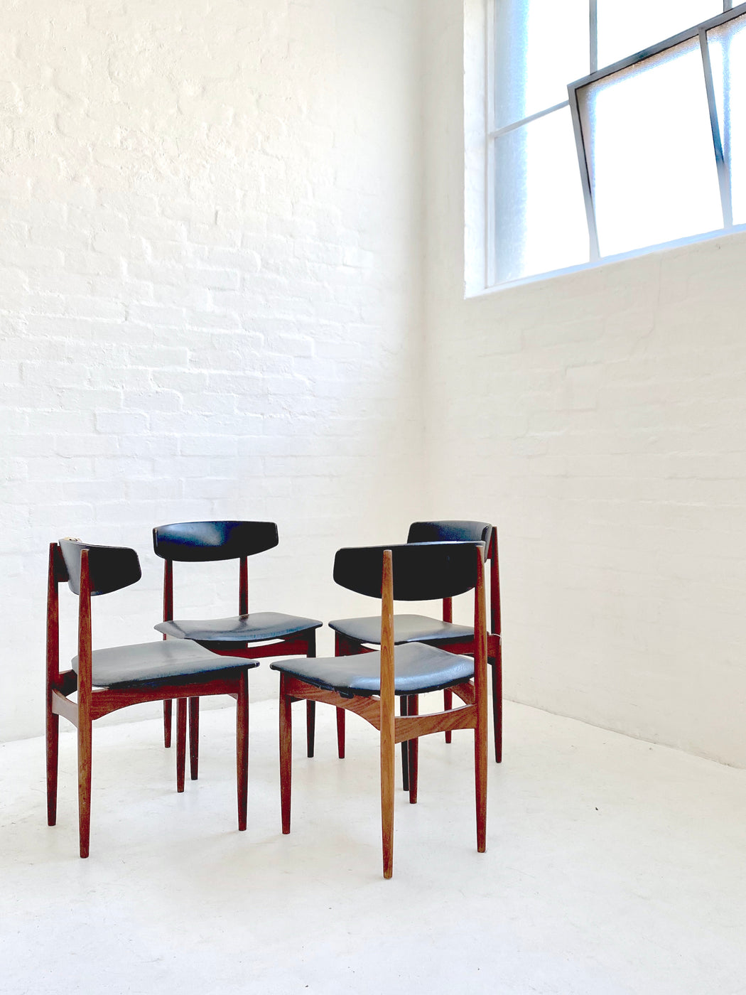 Set of four Danish Teak Dining Chairs