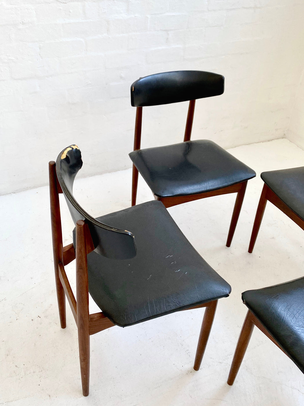 Set of four Danish Teak Dining Chairs