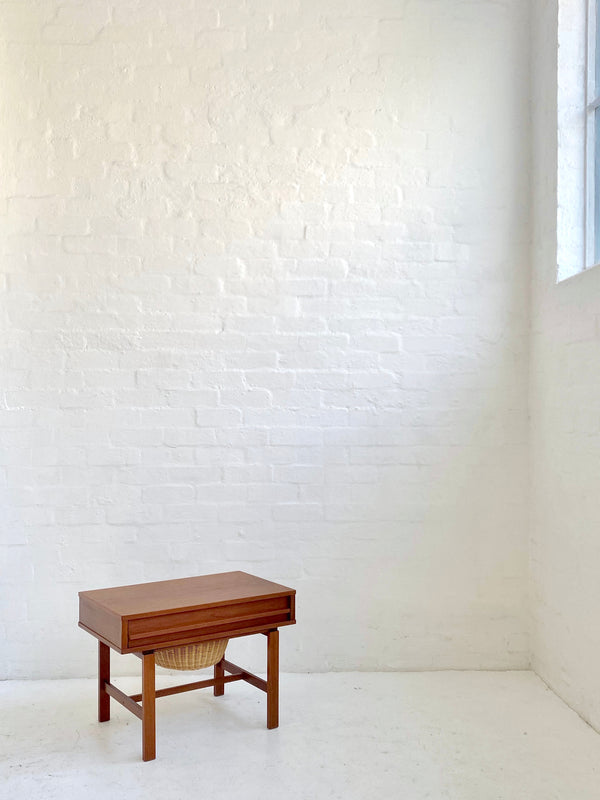Danish Teak Sewing Tidy