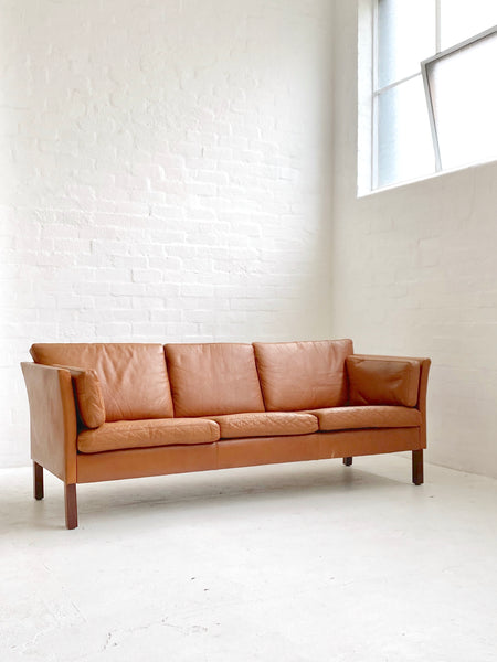 Danish Leather Sofa Nord