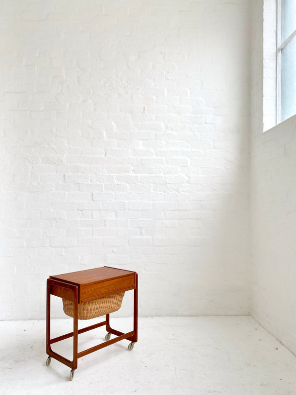 Danish Teak Sewing Tidy