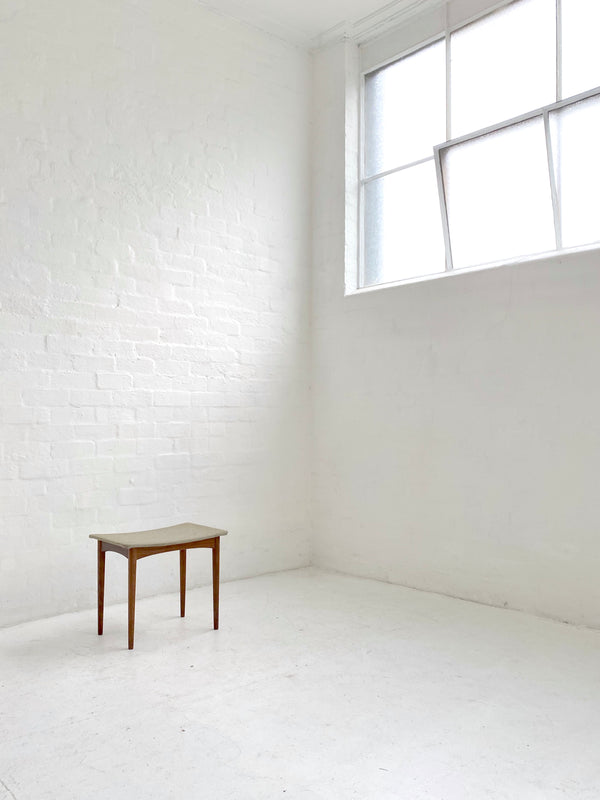 K.Larsen Upholstered Stool