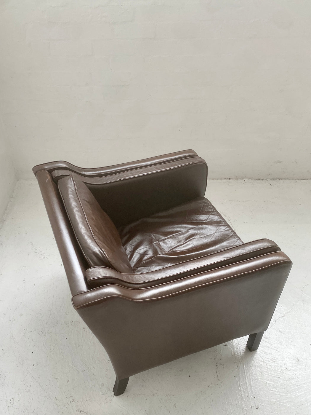 Mogens Hansen Leather Lounge Chair