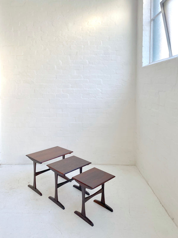 Danish Rosewood Nesting Tables