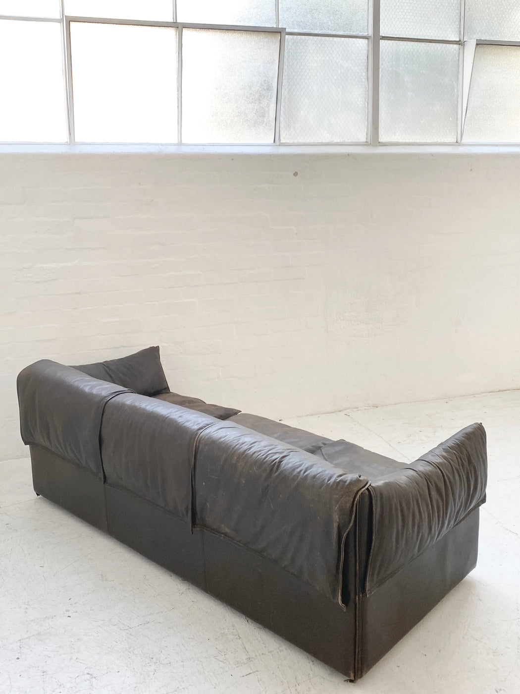 Niels Bendtsen 'Lotus' Leather Sofa