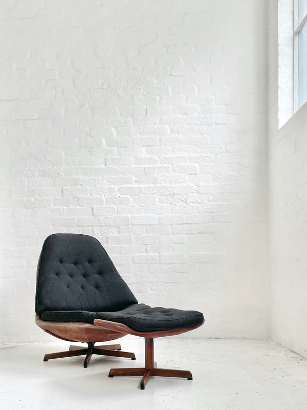 Madsen & Schübell 'MS68' Chair & Footstool