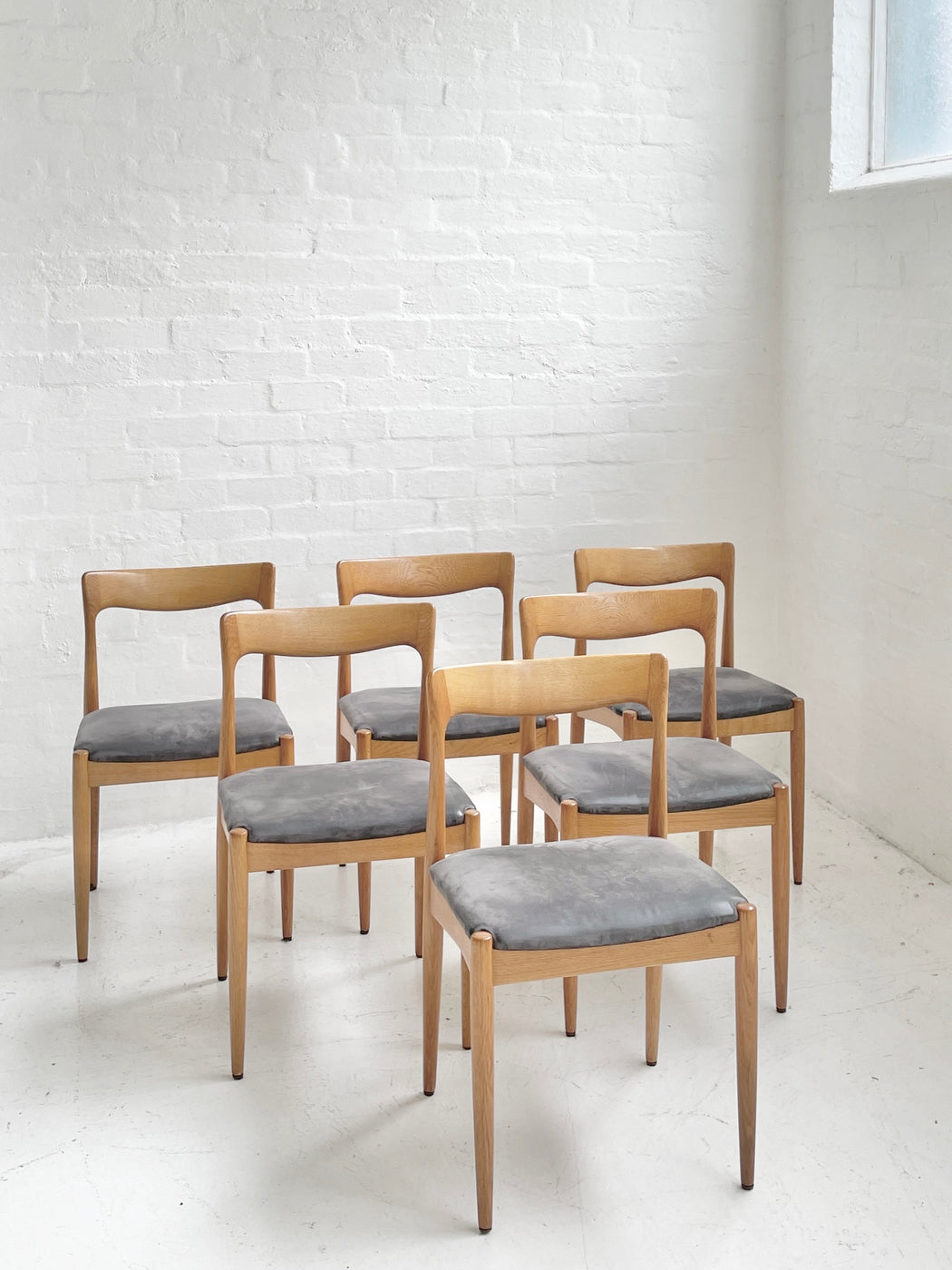 Arne Vodder Oak Dining Chairs