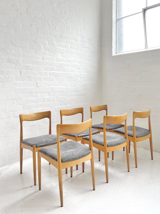 Arne Vodder Oak Dining Chairs