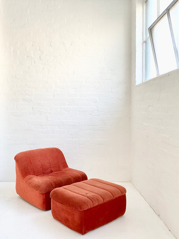 Featherston 'Numero VII' Chair & Ottoman