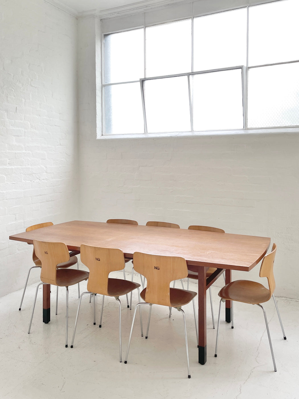 Large Teak Table by Nipu Møbler