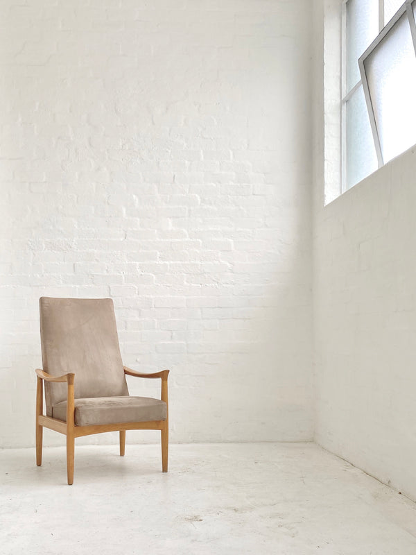 Fritz Hansen Oak Lounge Chair