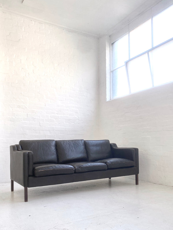 Stouby 'Eva' Brown Leather Sofa