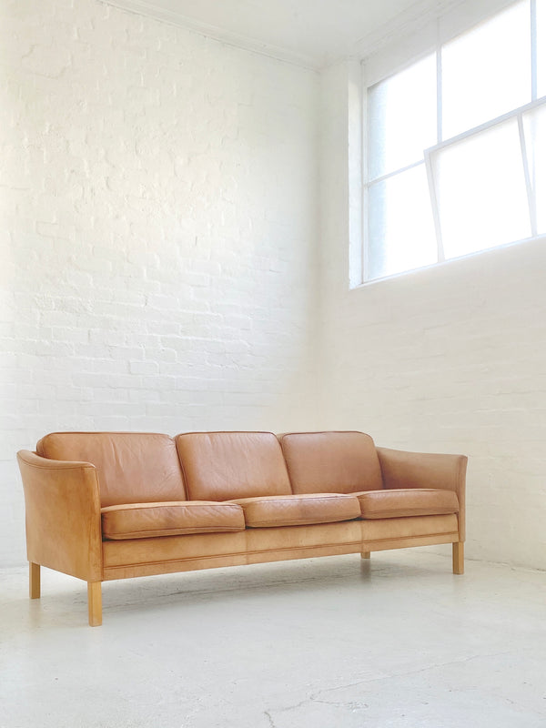 Danish Leather Sofa