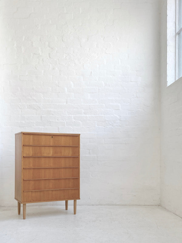 Danish Oak Chest of Drawers