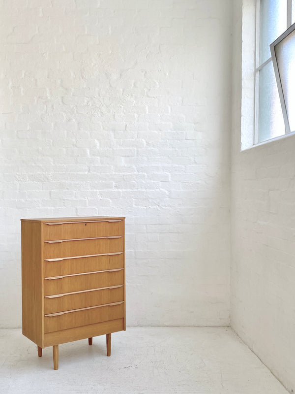 Danish Oak Chest of Drawers