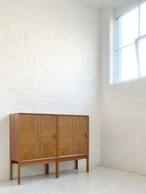 Pair of Danish Cherrywood Cabinets