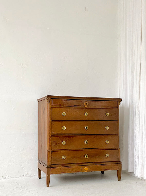 Antique European Oak Chest of Drawers