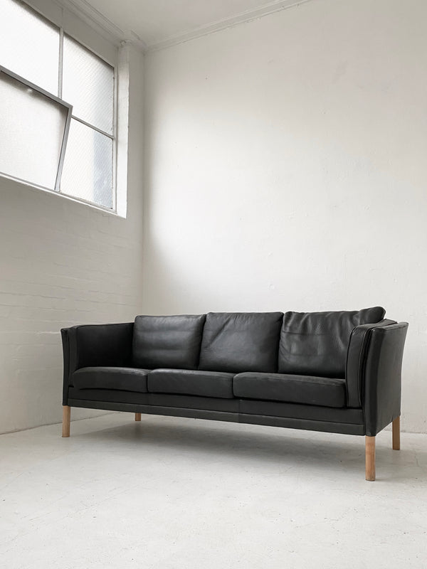 Mogens Hansen Leather Sofa