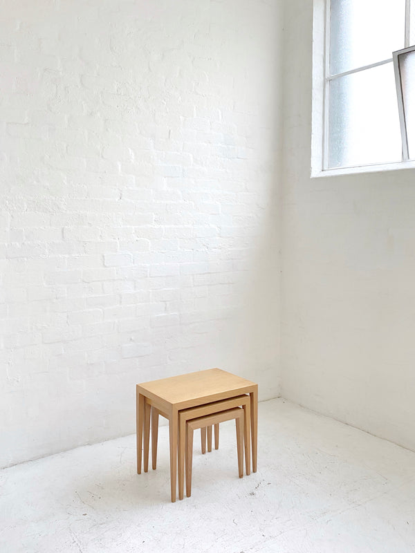 Severin Hansen Oak Nesting Tables