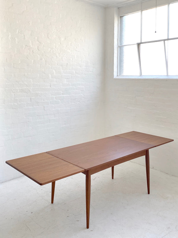 Danish Teak Extension Dining Table